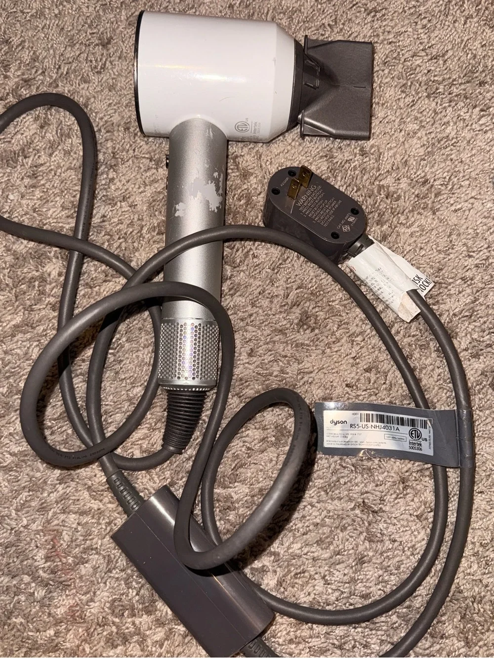 Dyson hair dryer - works!!